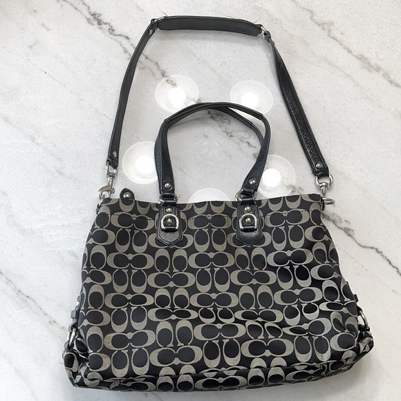 •COACH• Ashley Signature Satchel Shoulder/Handbag - Picture 7 of 15